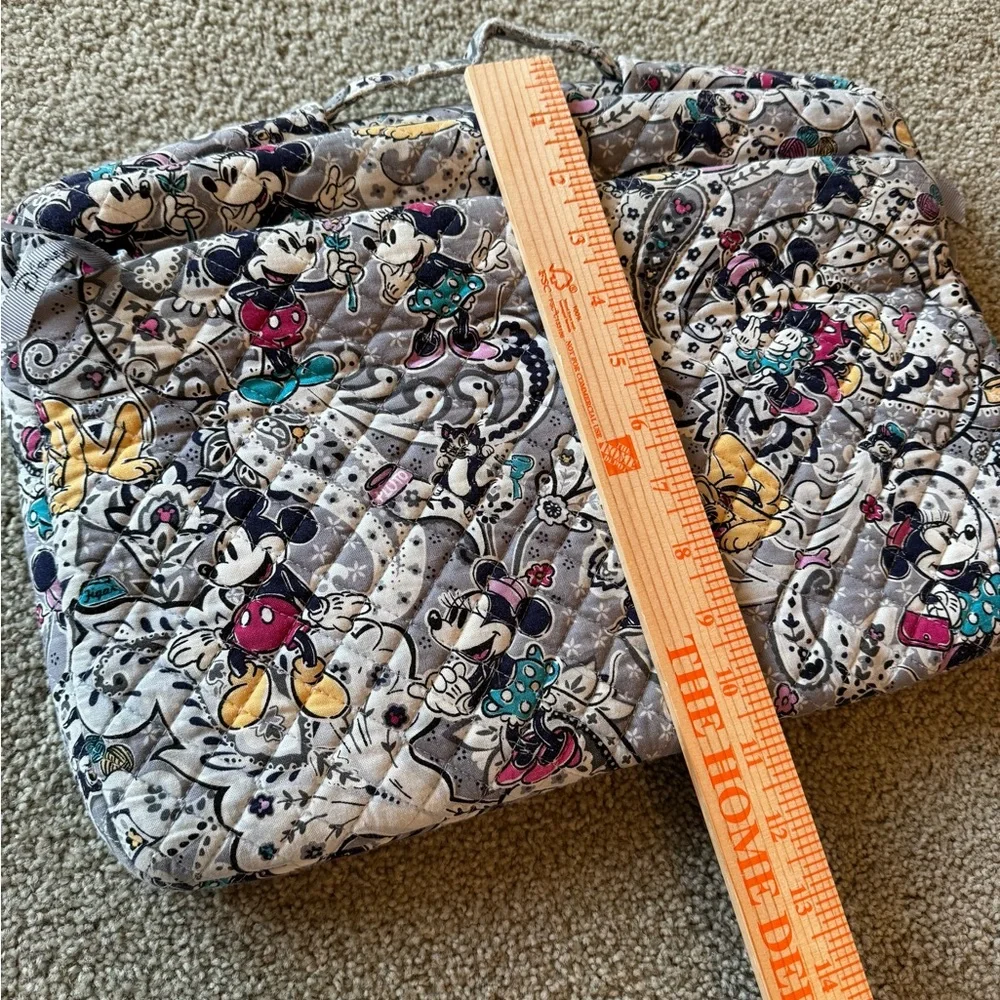 Vera Bradley Darling Mickey Minnie Mouse & Figaro Piccadilly Laptop Handle Bag - Picture 10 of 10